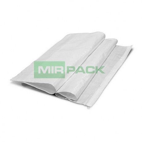 Мешок полипропиленовый белый 55х92 см, под сахар и муку, расшитые импортные - Вид 1